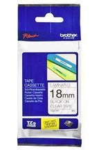 Brother TZe-141 18mm x 8m Black on Clear Tape - Office Connect 2018