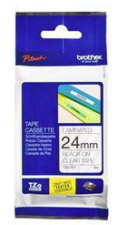 Brother TZe-151 24mm x 8m Black on Clear Tape - Office Connect 2018