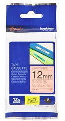 Brother TZe-B31 12mm x 8m Black on Fluro Orange Tape - Office Connect 2018