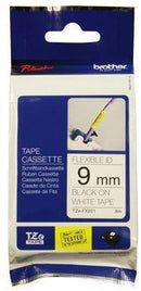Brother TZe-FX221 9mm x 8m Black on White Flexi ID Tape - Office Connect 2018
