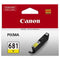 Canon CLI681Y Yellow Standard Yield Ink Cartridge - Office Connect 2018