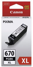 Canon PGI670XLBK Pigment Black High Yield Ink Cartridge - Office Connect 2018