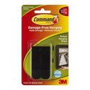 Command Strips Picture Hanging 17201BLK Medium Black Pk/4 Pairs - Office Connect 2018