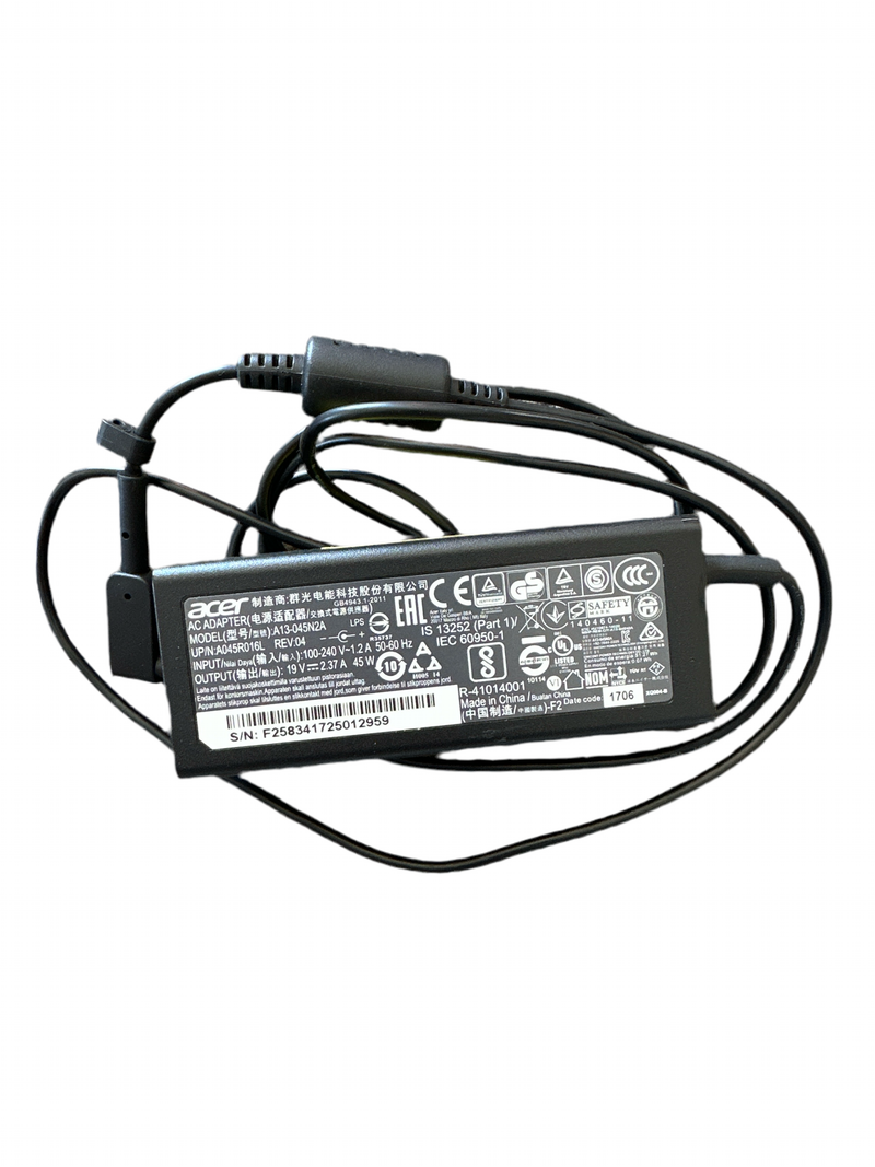 Acer Laptop Charger - 65W AC Adapter for Aspire and Iconia Series - Office Connect 2018