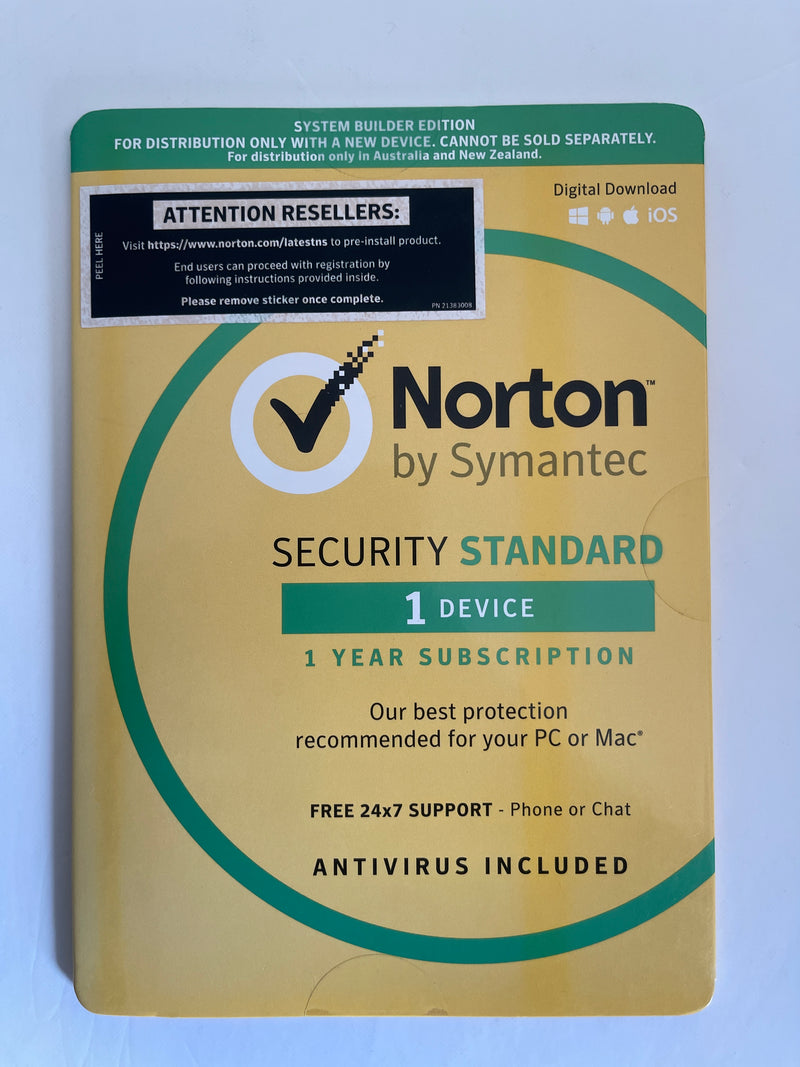 Norton Security Standard – 1 Year Subscription for 1 Device - Office Connect 2018