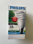 Philips Extra bright tornado 20W 1200Lumens Energy saving cool daylight led