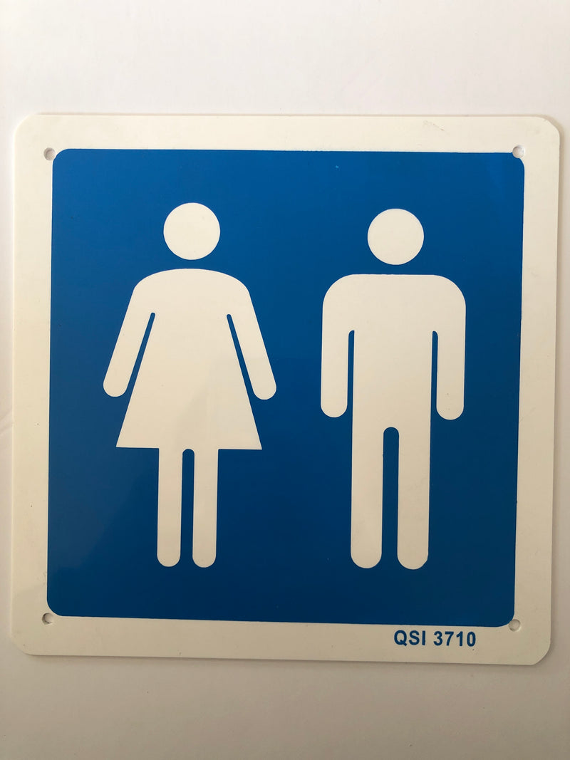 Unisex Restroom Sign