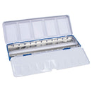 Milan Watercolour Paint Half Pan Case 24 Compartment Empty