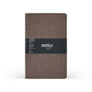 Castelli Notebook Harris Mid Ruled Coffee Brown
