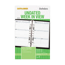 Debden Dayplanner Desk Week to View Undated Refill