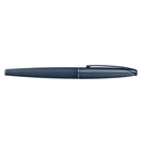 Cross ATX Etched Diamond Pattern Dark Blue Fine Nib Fountain Pen