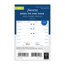 Filofax Refill Classic Week Per Page Mini 2026