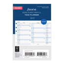 Filofax Refill Year Planner Vertical Pocket 2026