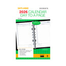 Debden Dayplanner Desk Day to a Page Refill 2026