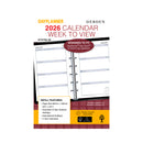 Debden Dayplanner Pocket WTV Refill 2026