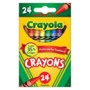 Crayola Regular Crayons Tuck Box 24Pk