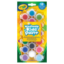 Crayola Washable Kids Poster Paints With Brush 18Pk