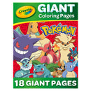 Crayola Giant Coloring Pages Foldalope Pokemon 18 Pages