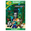 Crayola Giant Coloring Pages Foldalope Minecraft 18 Pages