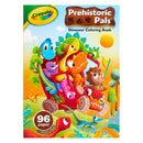 Crayola Prehistoric Pals Coloring Book With Stickers 96 Pages