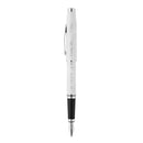 Cross Coventry Zodiac YOT Snake 2025 Pearl White Lacquer with Chrome Appts (M) Nib Fountain Pen