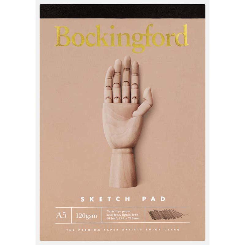 Bockingford Pad B21 Sketch A5 120gsm 60 Leaf - Office Connect 2018