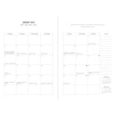 Letts of London Diary Oslo A5 Week to View Black Even Year - Office Connect 2018