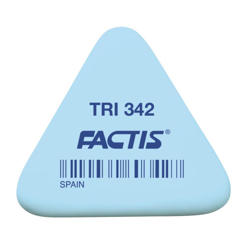 Factis Eraser TRI 342 Triangular Synthetic Rubber Assorted Colours - Office Connect 2018