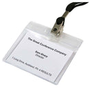 Dixon ID Pouch Landscape Pack 10 Soft Clear - Office Connect 2018