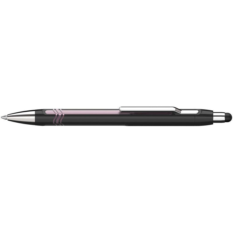 Schneider Ballpoint Stylus Pen Epsilon Touch Extra Broad Blue Ink Black/Pink Barrel - Office Connect 2018