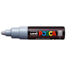 Uni Posca Marker 4.5-5.5mm Bold Bullet Grey PC-7M - Office Connect 2018