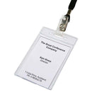 Dixon ID Pouch Portrait Pack 10 Soft Clear - Office Connect 2018