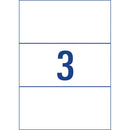 Avery Compliment Card Matt White Laser 210x99mm 3up 10 Sheets - Office Connect 2018