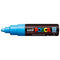 Uni Posca Marker 4.5-5.5mm Bold Bullet Light Blue PC-7M - Office Connect 2018