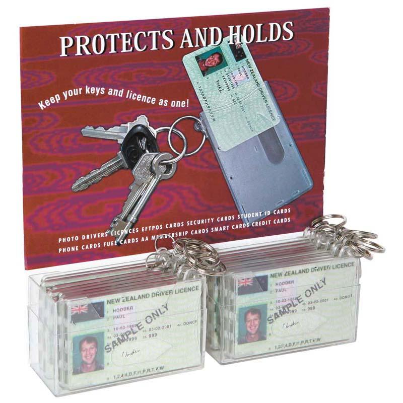 Dixon Key Ring License Holder For NZ Drivers License - Office Connect 2018