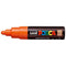 Uni Posca Marker 4.5-5.5mm Bold Bullet Orange PC-7M - Office Connect 2018