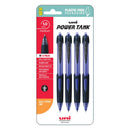 Uni PowerTank 1.0mm Retractable Blue Hangsell Pk4 - Office Connect 2018