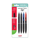 Uni Signo 307 0.7mm Fine Retractable Assorted Hangsell Pk4 - Office Connect 2018