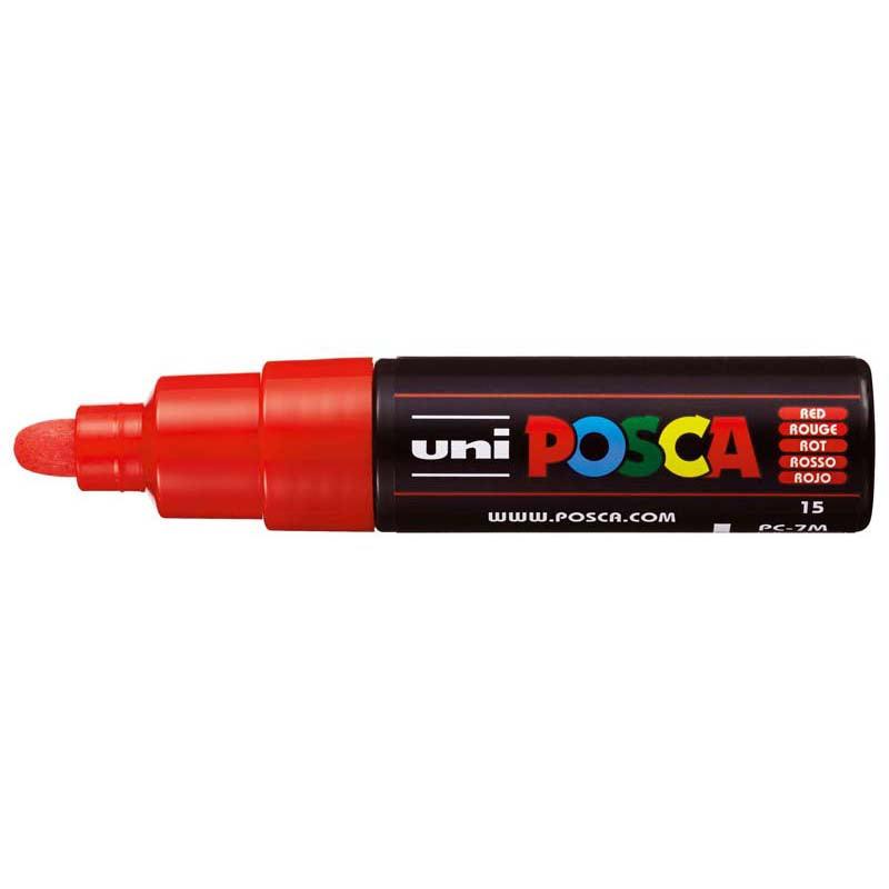 Uni Posca Marker 4.5-5.5mm Bold Bullet Red PC-7M - Office Connect 2018