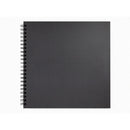 Artgecko Shady Sketchbook 300mm Square 80 Pages 40 Sheets 200gsm Black Toned Card - Office Connect 2018