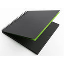 Artgecko Shady Sketchbook 300mm Square 80 Pages 40 Sheets 200gsm Black Toned Card - Office Connect 2018