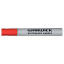 Warwick Whiteboard Marker Red Bullet Tip Box 12 - Office Connect 2018