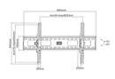 BRATECK 37''-70'' Tilt wall mount bracket. Max load: 75kg. VESA support up to: 800x400. Built-in bubble level.  STOCK CLEARANCE SALE - Office Connect 2018