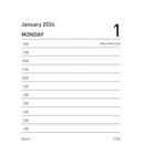 Collins Calendar Refill 13H Top Opening Even Year - Office Connect 2018