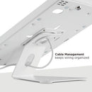 BRATECK Anti-Theft Countertop/Wall Mount Tablet Kiosk. For 9.7/10.2 iPad, 10.5 iPad Air/ iPad Pro, 10.1 Samsung Galaxy Tab A 2019. Heavy-Duty Steel Construction, 90deg Rotation. - Office Connect 2018