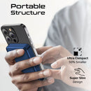 PROMATE 10000mAh Power Bank with Transparent Magsafe 15W Wireless Charging. Supports 20W Power Delivery. Includes 1x USB-C In/Out Port. Ultra-Compact Design. Charge 2x Devices. Blue Colour. - Office Connect 2018