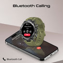 PROMATE IP67 Sport Watch with 1.53" Round Screen & BT Calling. Fitness Tracker, Pedometer, Blood Presure Prediction, Heart Rate Real Time, Smart Notifications, Over 100 Customized Watch Faces. Green - Office Connect 2018