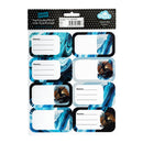 Spencil Ocean Marble Name & Subject Labels Sheet 16 - Office Connect 2018