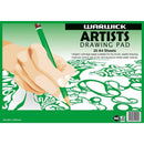 Warwick Pad A4 Artists Drawing 20 Leaf 125gsm - Office Connect 2018