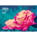 Collins Wall Calendar A4 NZ Floral 2026